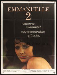 3x717 EMMANUELLE 2 THE JOYS OF A WOMAN French 1p '75 close up of sexy naked Sylvia Kristel!