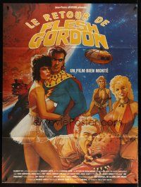 3x737 FLESH GORDON MEETS THE COSMIC CHEERLEADERS French 1p '90 sequel to outrageous cult classic!