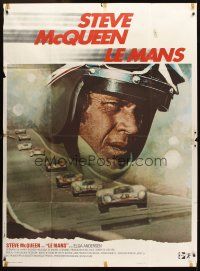3x809 LE MANS French 1p '71 best completely different image race car driver Steve McQueen!