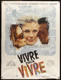 3x820 LIVE FOR LIFE French 1p '68 Claude Lelouch, Yves Montand, Candice Bergen, Annie Girardot