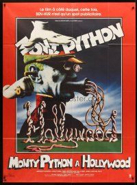 3x846 MONTY PYTHON LIVE AT THE HOLLYWOOD BOWL French 1p '82 great wacky meat grinder image!