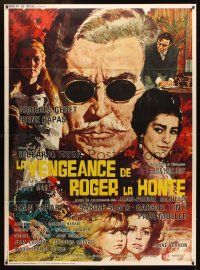 3x914 ROGER LA HONTE French 1p '66 Riccardo Freda's Roger la Honte, cool montage art of top stars!