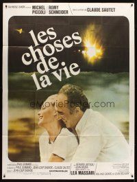 3x952 THINGS OF LIFE French 1p '70 Claude Sautet's Les Choses de la vie, Romy Schneider, Piccoli