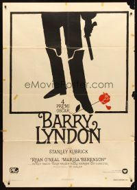 3x399 BARRY LYNDON Italian 1p '76 Stanley Kubrick, historical romantic war movie, Bourduge art!