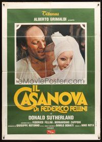 3x438 FELLINI'S CASANOVA Italian 1p '76 Il Casanova di Federico Fellini, Donald Sutherland, Aumont