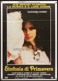 3x525 SPRING SYMPHONY Italian 1p '85 great close up of beautiful Nastassja Kinski!