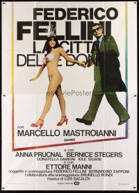 3x357 CITY OF WOMEN Italian 2p '80 Federico Fellini La Citta delle donne, Mastroianni & sexy girl!