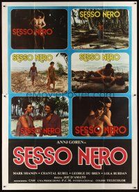 3x385 SESSO NERO Italian 2p '80 Joe D'Amato's Black Sex, sexy montage of half-naked people!