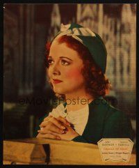 3x164 CHANGE OF HEART jumbo LC '34 close up of Janet Gaynor with hands clasped in prayer!