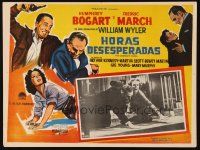 3x254 DESPERATE HOURS Mexican LC R60s Fredric March, Martha Scott, William Wyler, Bogart in border!
