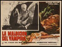 3x282 HORRIBLE SEXY VAMPIRE Mexican LC '70 Jose Luis Madrid's El Vampiro de la Autopista!