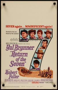 3x116 RETURN OF THE SEVEN WC '66 Yul Brynner reprises his role as master gunfighter!