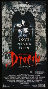 3y487 BRAM STOKER'S DRACULA Aust daybill '92 Francis Ford Coppola, Gary Oldman, cool vampire image