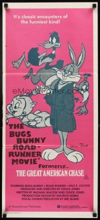 3y494 BUGS BUNNY & ROAD RUNNER MOVIE Aust daybill '79 Chuck Jones classic comedy cartoon!