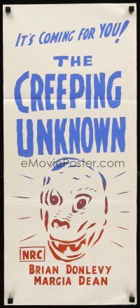 3y535 CREEPING UNKNOWN Aust daybill R70s wacky creature coming to wipe out all living things!