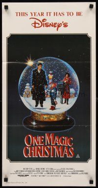 3y826 ONE MAGIC CHRISTMAS Aust daybill '85 Mary Steenburgen, Harry Dean Stanton, Disney!