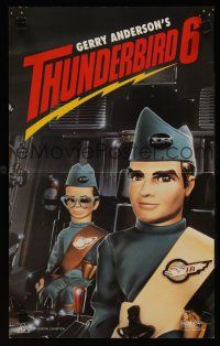 3y356 THUNDERBIRD 6 video Aust mini poster '90s David Lane, sci-fi puppet movie, Supermarionation!