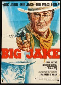 3y188 BIG JAKE German '71 Richard Boone wanted gold but John Wayne gave him lead instead!