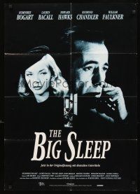 3y189 BIG SLEEP German R85 Humphrey Bogart, sexy Lauren Bacall, Howard Hawks