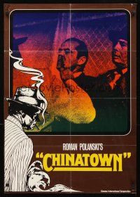 3y203 CHINATOWN German '74 classic image of Jack Nicholson's nose being cut by Roman Polanski!