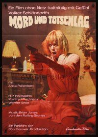 3y217 DEGREE OF MURDER German '67 sexy Anita Pallenberg with gun, men couldn't own her!