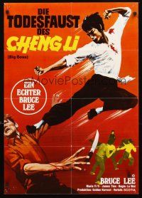 3y238 FISTS OF FURY German R78 Bruce Lee gives you the biggest kick of your life!