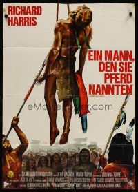 3y283 MAN CALLED HORSE German '70 hanging Richard Harris becomes Sioux Indian warrior!