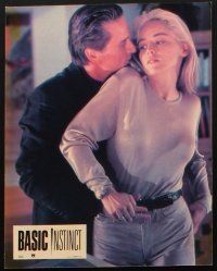 3y123 BASIC INSTINCT 10 French LCs '92 Paul Verhoeven, Michael Douglas & sexy Sharon Stone!
