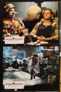 3y130 BLADE RUNNER 8 French LCs '82 Harrison Ford, replicant Rutger Hauer, Joanna Cassidy!