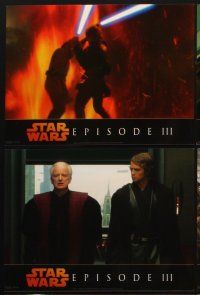 3y119 REVENGE OF THE SITH 12 French LCs '05 Star Wars Episode III, Ewan McGregor, Christensen