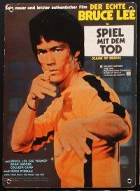 3y082 GAME OF DEATH 11 German LCs '79 lots of great images of Bruce Lee, Kareem Abdul Jabbar!