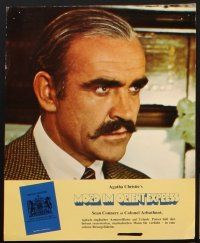 3y083 MURDER ON THE ORIENT EXPRESS 10 German LCs '74 Agatha Christie, Connery, Vanessa Redgrave!