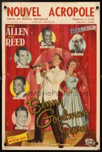 4a392 BENNY GOODMAN STORY Belgian '56 Steve Allen as Goodman, Donna Reed, Gene Krupa!