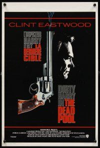 4a407 DEAD POOL Belgian '88 Clint Eastwood as tough cop Dirty Harry, cool smoking gun image!