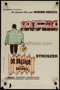 4a520 STROSZEK: A BALLAD Belgian '77 directed by Werner Herzog, cool different art!