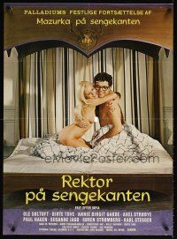 4a551 BEDSIDE HEADMASTER Danish '72 really wacky Danish sex movie!