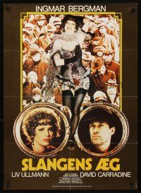 4a622 SERPENT'S EGG Danish '78 directed by Ingmar Bergman, Liv Ullmann & David Carradine!