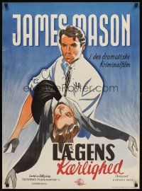 4a624 SEVENTH VEIL Danish '48 James Mason, Ann Todd, it dares to strip bare a woman's mind!