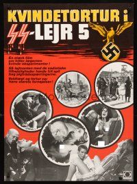 4a631 SS CAMP 5: WOMEN'S HELL Danish '77 SS Lager 5: L'inferno delle donne, Nazi torture!