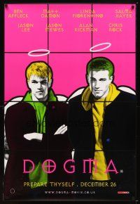 4a306 DOGMA teaser DS English 1sh '99 Ben Affleck, Matt Damon, get 'touched' by an angel!