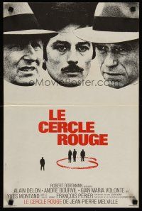 4a240 RED CIRCLE French 15x21 '70 Jean-Pierre Melville's Le Cercle Rouge, Alain Delon!