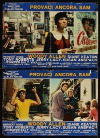 4a295 PLAY IT AGAIN, SAM 7 Italian photobustas '72 Woody Allen, Keaton, and original posters!