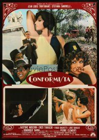 4a250 CONFORMIST Italian lrg pbusta '70 Bernardo Bertolucci's Il Conformista, Trintignant!