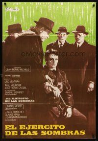 4a132 ARMY OF SHADOWS Spanish '72 Jean-Pierre Melville's L'Armee des ombres, Lino Ventura!
