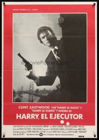 4a139 ENFORCER Spanish '77 photo of Clint Eastwood as Dirty Harry by Bill Gold!