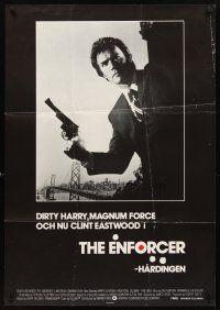 4a164 ENFORCER Swedish '76 photo of Clint Eastwood as Dirty Harry by Bill Gold!