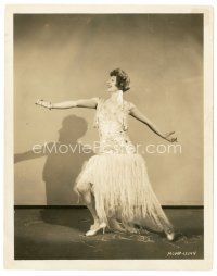 4b126 BESSIE LOVE 8x10 still '30 c/u dancing in cool feathered dress from Chasing Rainbows!
