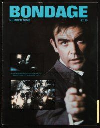4e206 BONDAGE #9 magazine '82 Sean Connery as James Bond, great special effects article!