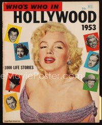 4e013 WHO'S WHO IN HOLLYWOOD magazine '53 sexy super star Marilyn Monroe on the cover!