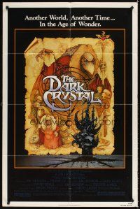 4c222 DARK CRYSTAL 1sh '82 Jim Henson & Frank Oz, Richard Amsel fantasy art!